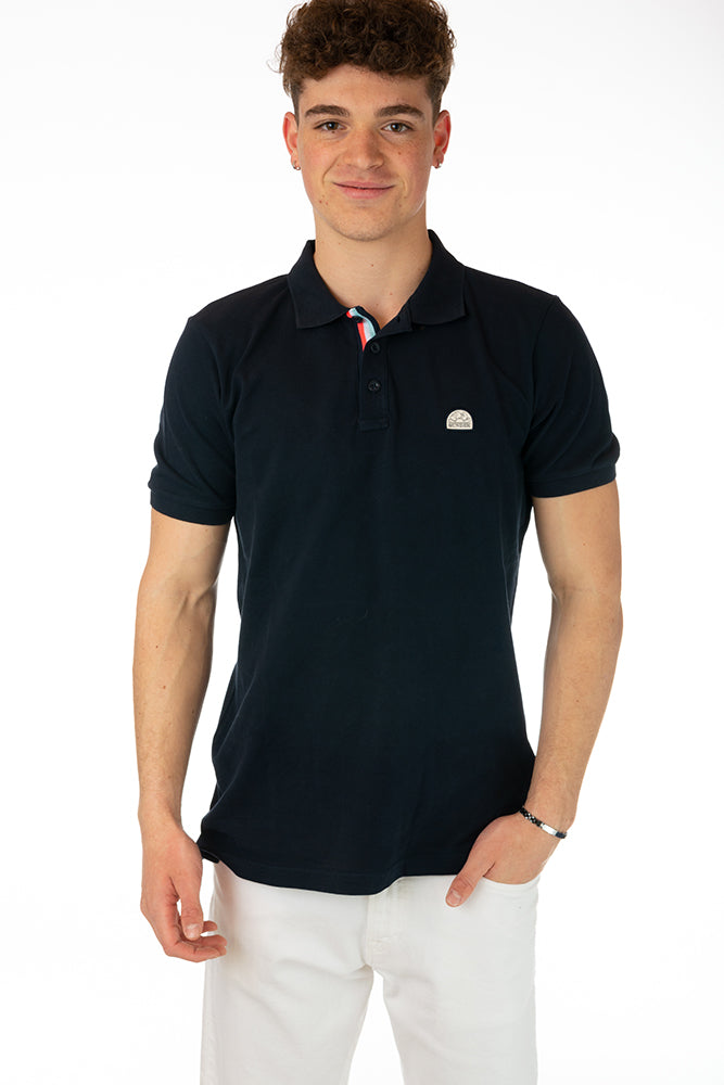 MAGLIA POLO UOMO BLU NAVY M798 00724 SUNDEK